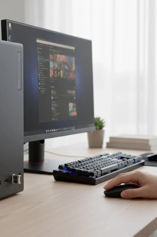 Lüks Tasarım Kablosuz Sessiz Ofis ve Oyun Mouse'u - Ergonomik Siyah Fare