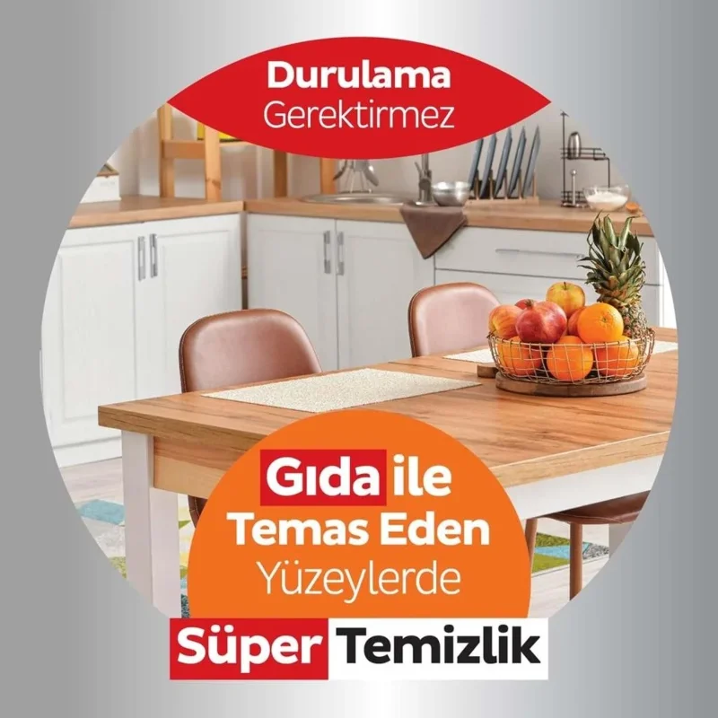 Portakal Renkli Mutfak Temizlik Havlusu 50 Adet