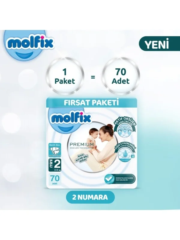 Bebek Bezi Fırsat Paketi 3-6 Kg 70 Adet – 2. görsel