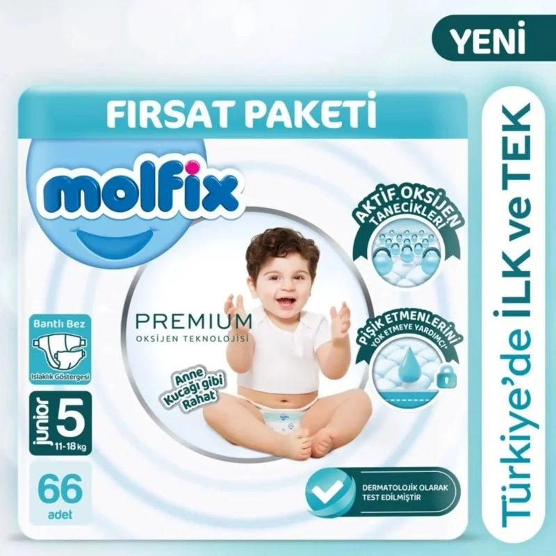 Ultra Fırsat Paket Bebek Bezi 5 Beden 11-18 Kg 66 Adet