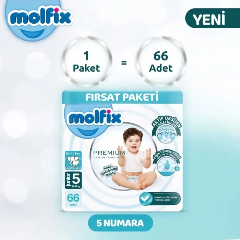 Ultra Fırsat Paket Bebek Bezi 5 Beden 11-18 Kg 66 Adet – 2. görsel