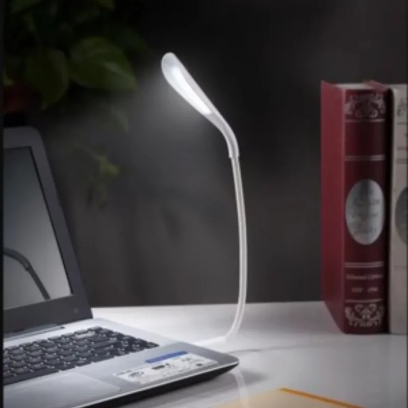 Modern Tasarımlı Dokunmatik 3 Kademeli LED Masa Lambası - Beyaz