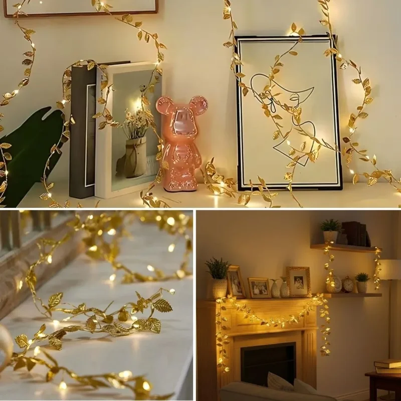 Şık Tasarım Dekoratif 3 Metre Altın LED Şeridi