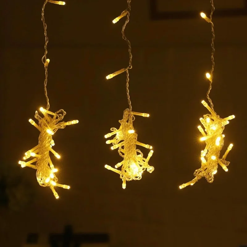 Çok Amaçlı 200 LED İpli Şerit Perde Işığı Gün Işığı