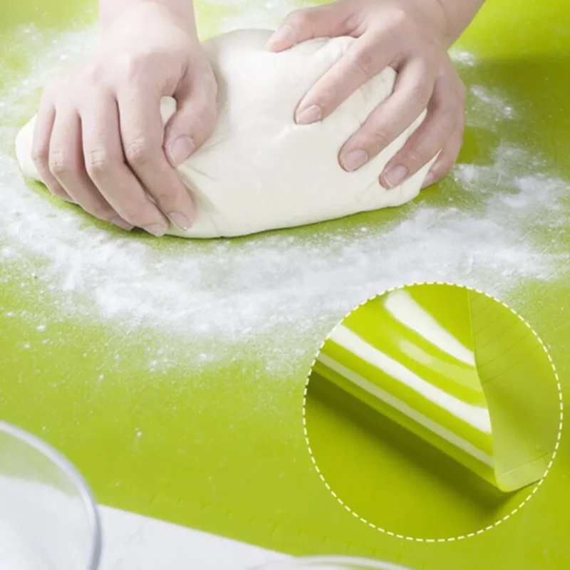 Ergonomik Silikon Hamur Açma Matı 30 x 40 cm Kolay Kullanım