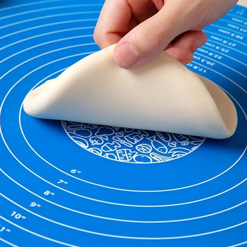 Ergonomik Silikon Hamur Açma Matı 30 x 40 cm Kolay Kullanım