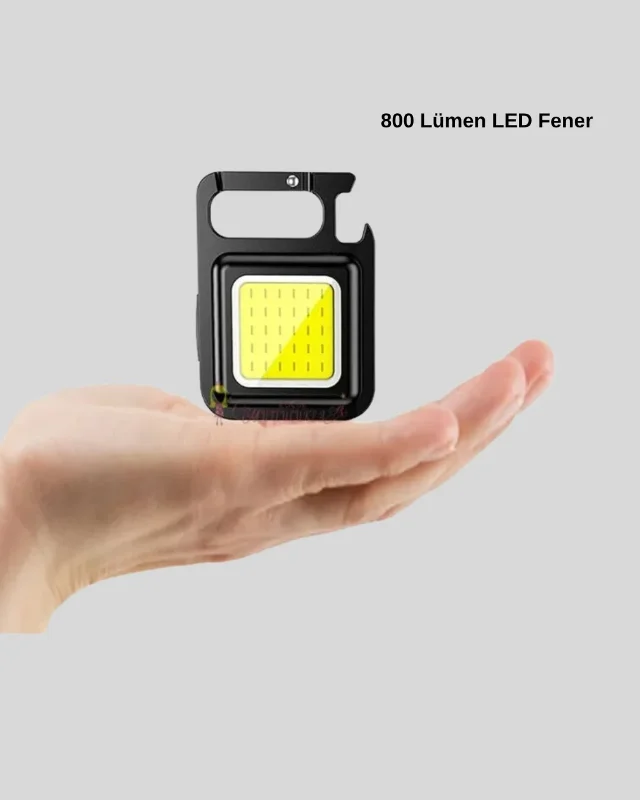 Mini Boy Usb Şarjlı Led Fener 800 Lümen Anahtarlık Tipi