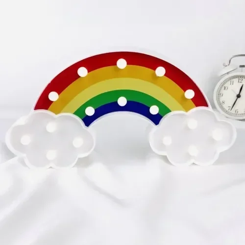 Gökkuşağı Gece Lambası 30x16 Cm Led Işıklı