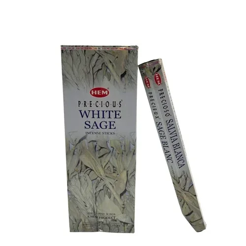 Büyüleyici Beyaz Adaçayı Aromalı Tütsü 10'lu Set