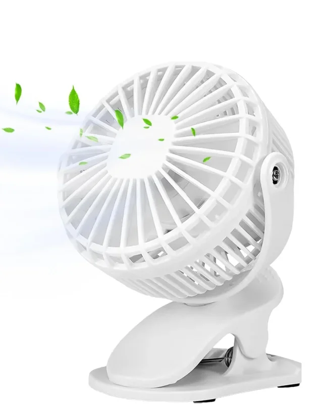Taşınabilir Usb Şarjlı Klipsli Fan 3 Modlu Hız