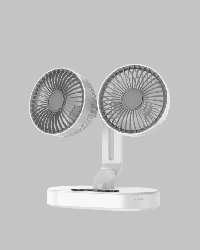 Döner Masaüstü Fan Çift Taraflı Usb Şarjlı 720° Serinlik