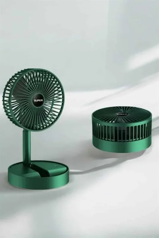 Katlanabilir Mini Fan Telefon Standlı 3 Kademeli Soğutucu