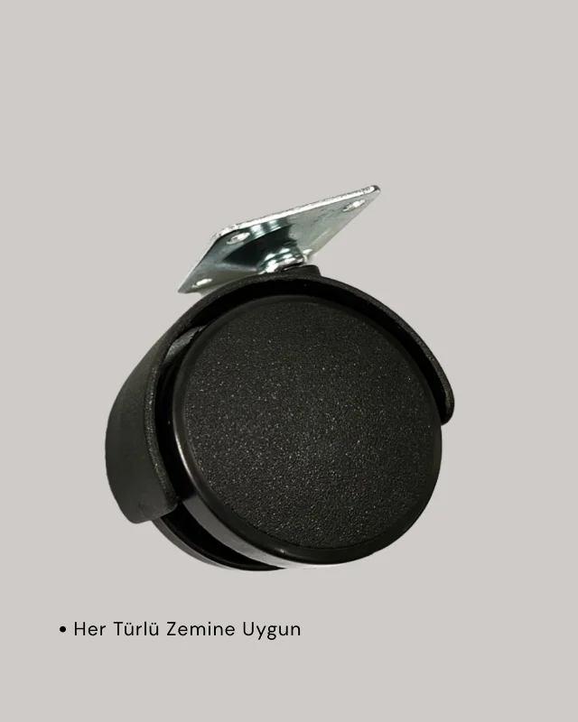 Kilitsiz 4 cm Tekerlek Ayak 4’lü Set Sessiz ve Dayanıklı