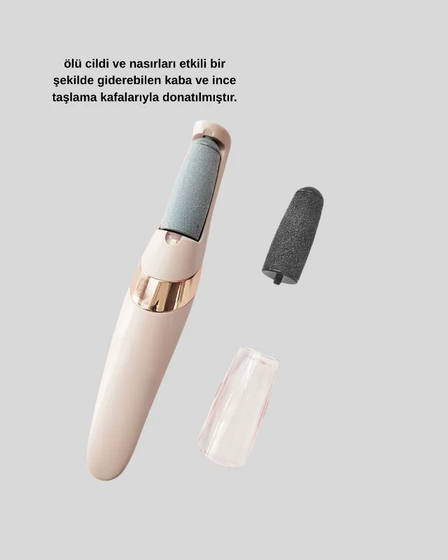 Elektrikli Ayak Törpüsü USB Şarjlı Nasır ve Kallus Giderici – 4. görsel