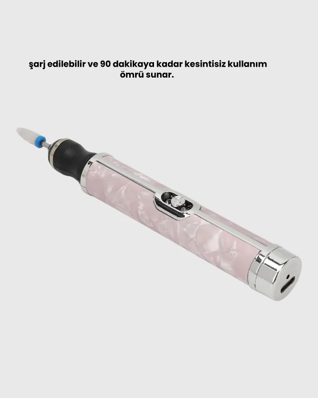 Elektrikli Tırnak Törpüsü Ayarlanabilir Hızlı Manikür Pedikür Cihazı – 3. görsel