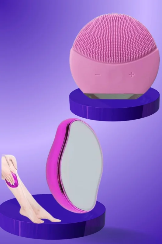 Crystal Eraser Epilasyon Aleti ve Titreşimli Yüz Temizleme Masaj Aleti – 4. görsel