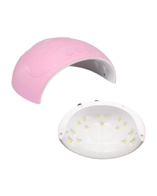 Ultraviyole Işıklı 15 Ledli 45W Oje Kurutucu Makine Pembe – 3. görsel