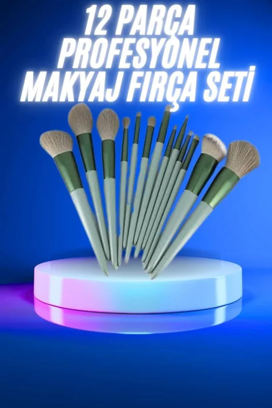13 Parça Makyaj Fırça Seti Far Kontür Aydnlatıcı Fırçası İz Bırakmaz Hafif ve Yumuşak – 2. görsel