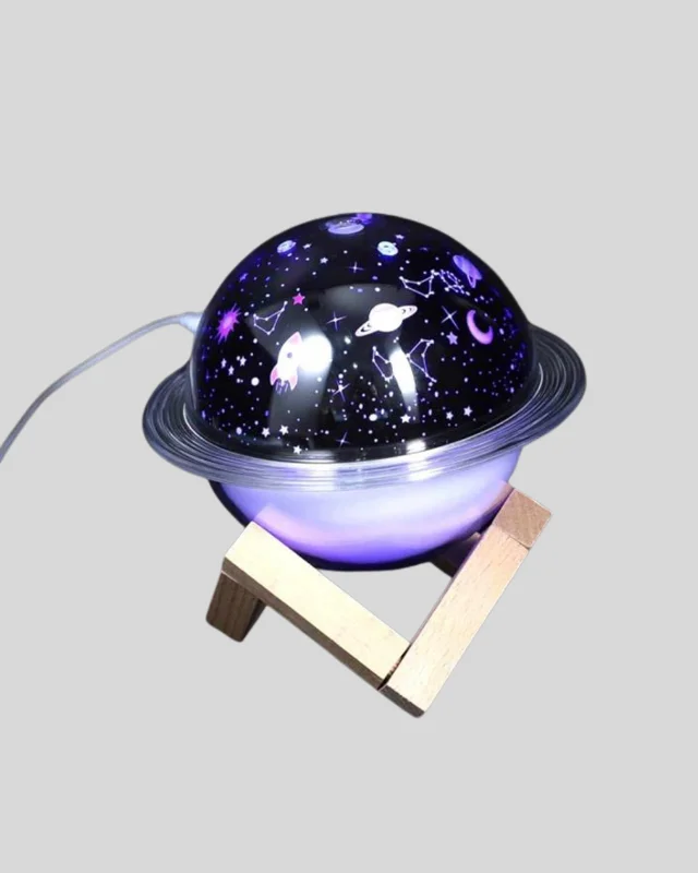 Aromaterapili USB Hava Nemlendirici – Projeksiyon Işıklı, Sessiz ve Şık Tasarım – 4. görsel