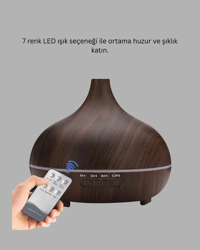 550ML Ultrasonik Hava Nemlendirici ve Aromaterapi Difüzörü – 2. görsel