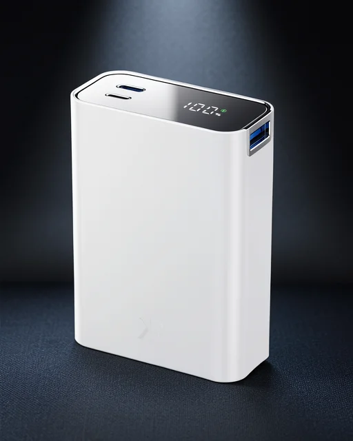 Pw501 20.000 Mah Dijital Göstergeli 2 Adet 45w Type-c Ve 22.5w Usb Çıkışlı Şarj Pd Hızlı Şarj Powerbank - Beyaz