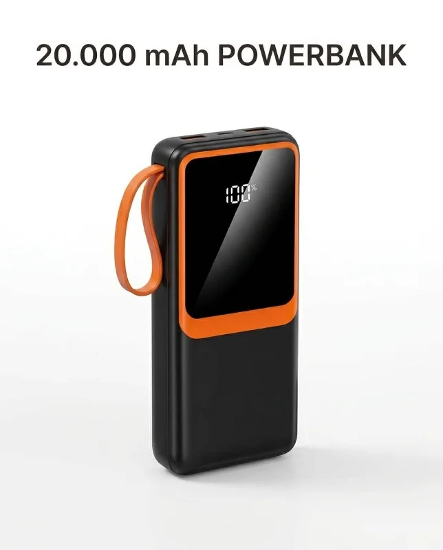 20000 mAh Yüksek Kapasiteli Powerbank