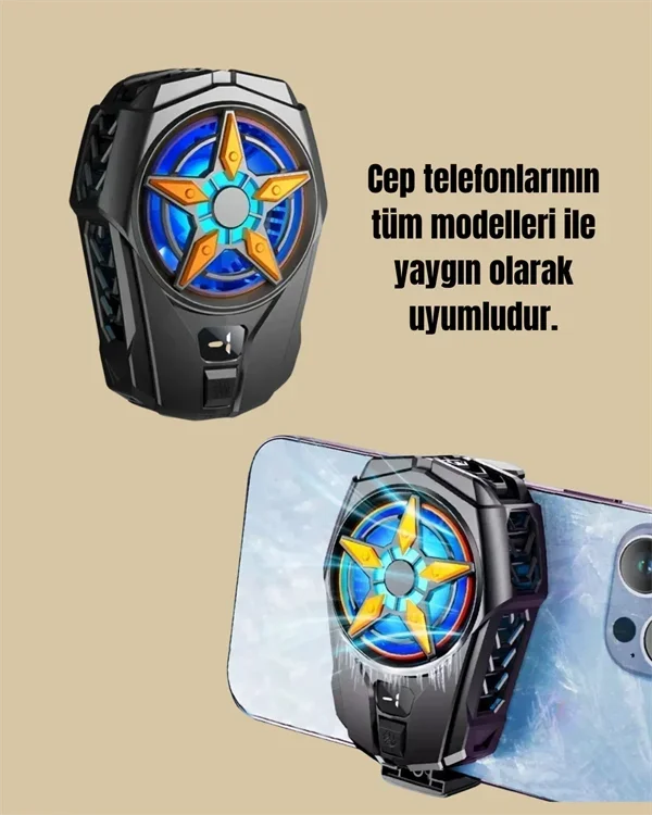 Dijital Ekranlı Telefon Soğutucu 65-85 Mm Oyunlar İçin