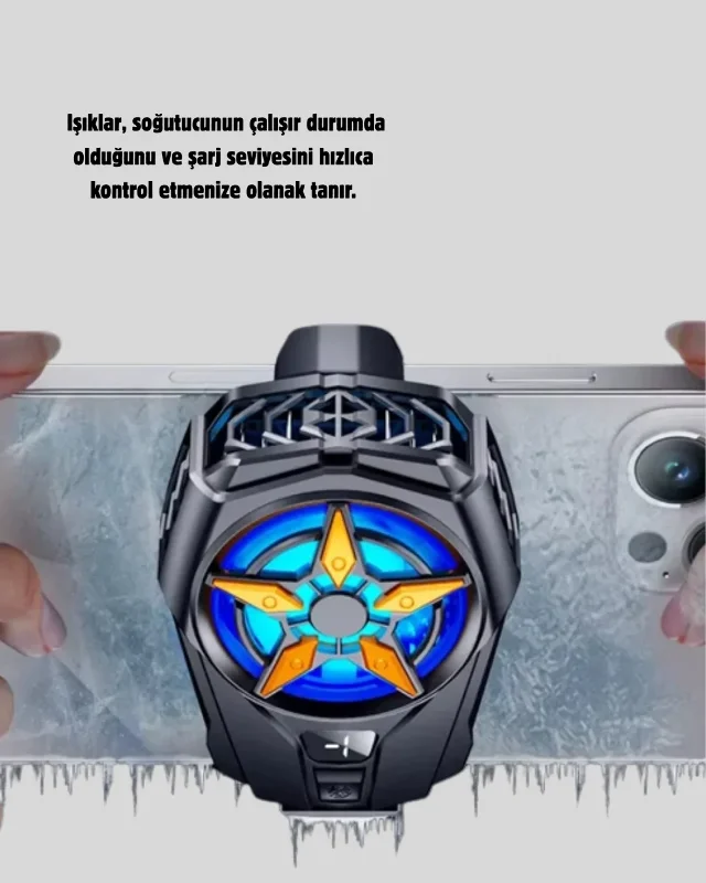 Kompakt Mobil Telefon Soğutucu Fan 1 Adet