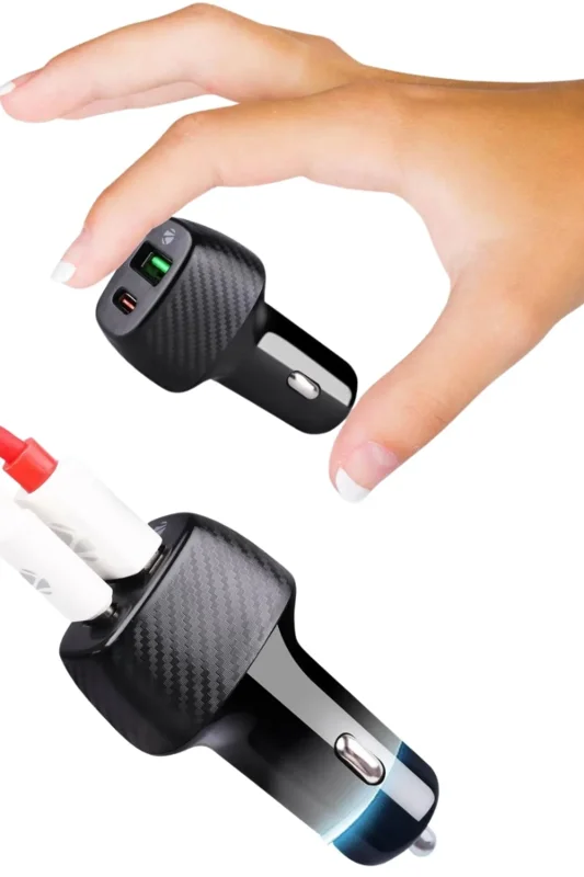 Yeni Nesil Araç Şarj Cihazı 38w 2 Port Usb Type-c