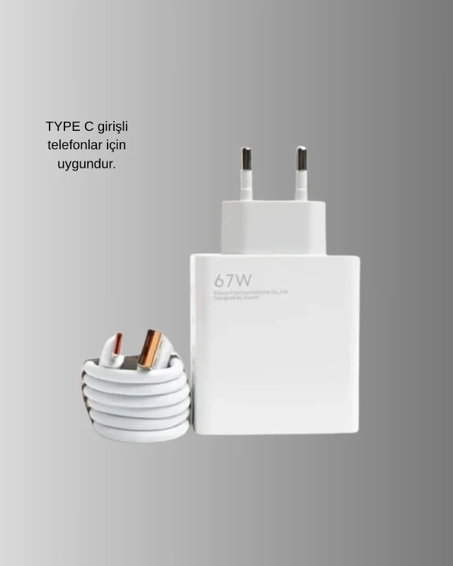 Turbo Şarj Cihazı 67w Type-c Seyahat Uyumlu Aşırı Akım Koruma – 4. görsel