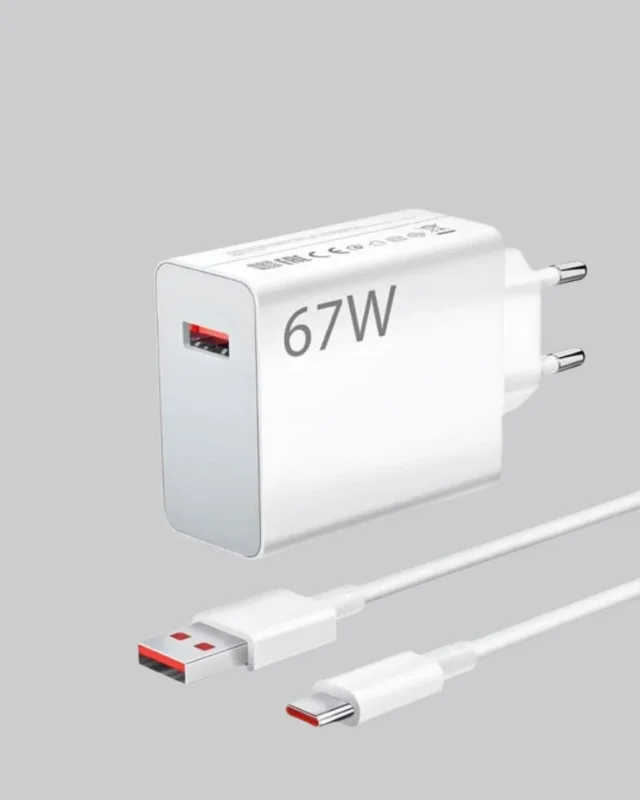 Turbo Şarj Adaptörü 67 Watt Vivo Y20 Y35 Y55 Uyumlu
