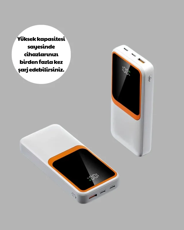 Hafif Taşınabilir Şarj Cihazı 10000 Mah Hızlı Şarj Özelliği – 2. görsel