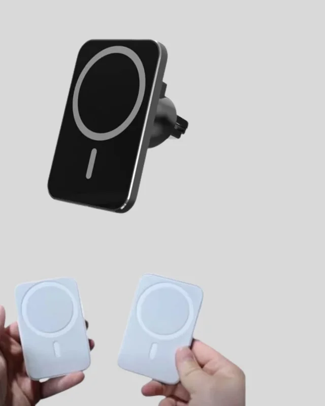 Magsafe Uyumlu Hızlı Şarjlı Araç Telefon Tutucu 360° Döner – 4. görsel