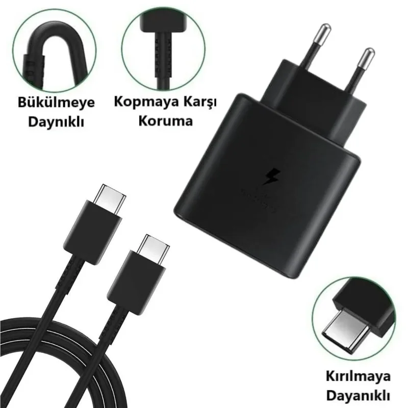 Kompakt 65w Hızlı Şarj Aleti Type-c Uyumlu