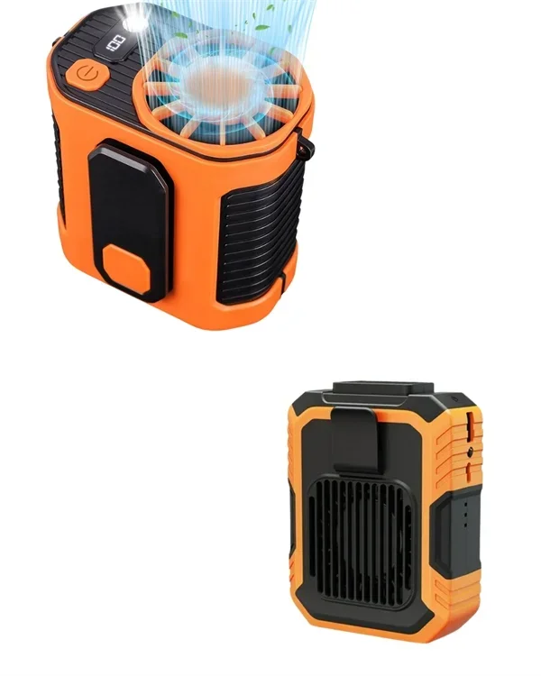 Dijital Ekranlı Turbo Mini Fan 3 Hızlı Şarjlı Serinlik