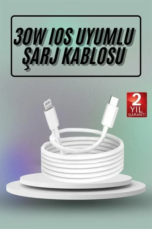 Hızlı Şarj Adaptörü İos Uyumlu 30w Mini Taşınabilir