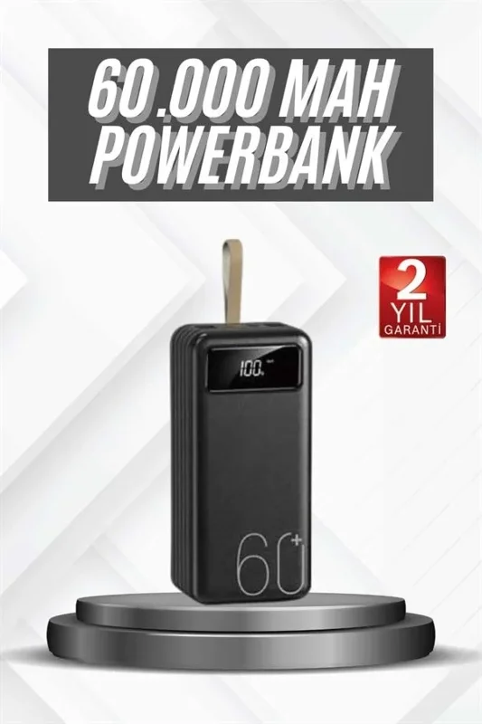 Taşınabilir Hızlı Şarj Cihazı 60000 Mah 4 Çıkışlı