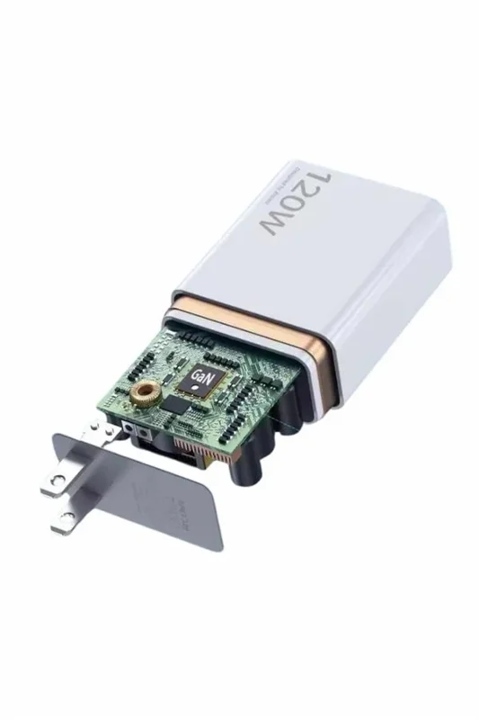 Turbo Hızlı Şarj Aleti Seti 120w Usb-c Uyumlu Beyaz