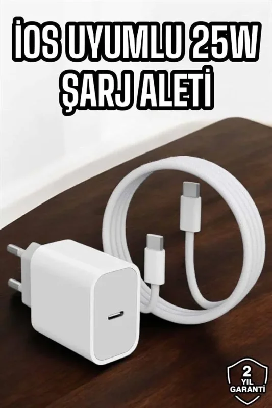 Hızlı Şarj Adaptörü Ve Kablosu İos 15 Uyumlu 20w