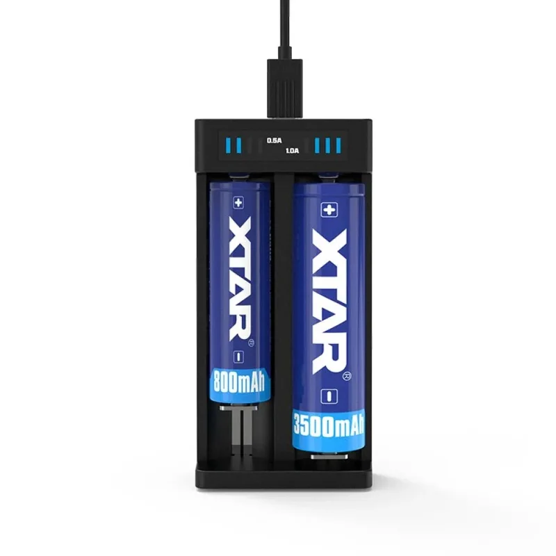 Kompakt İkili Li-ion Pil Şarj Cihazı Xtar Mc2 Plus