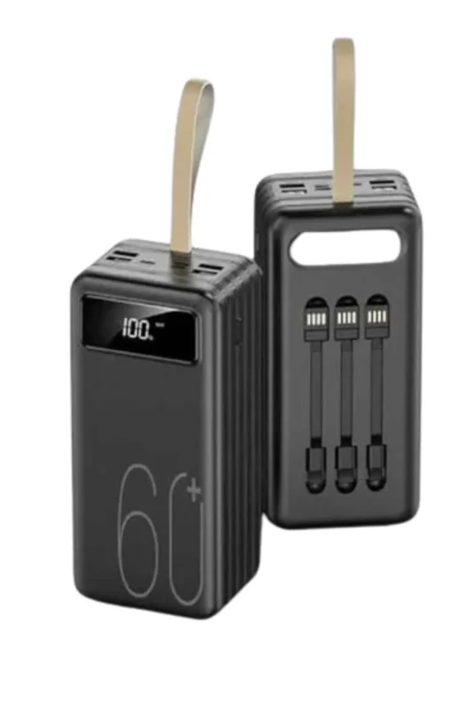 Taşınabilir Hızlı Şarj Cihazı 60000 Mah 4 Çıkışlı