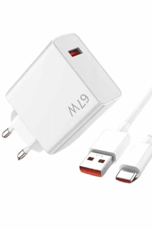 Hızlı Şarj Adaptörü 67w Type C Yüksek Voltaj Koruması