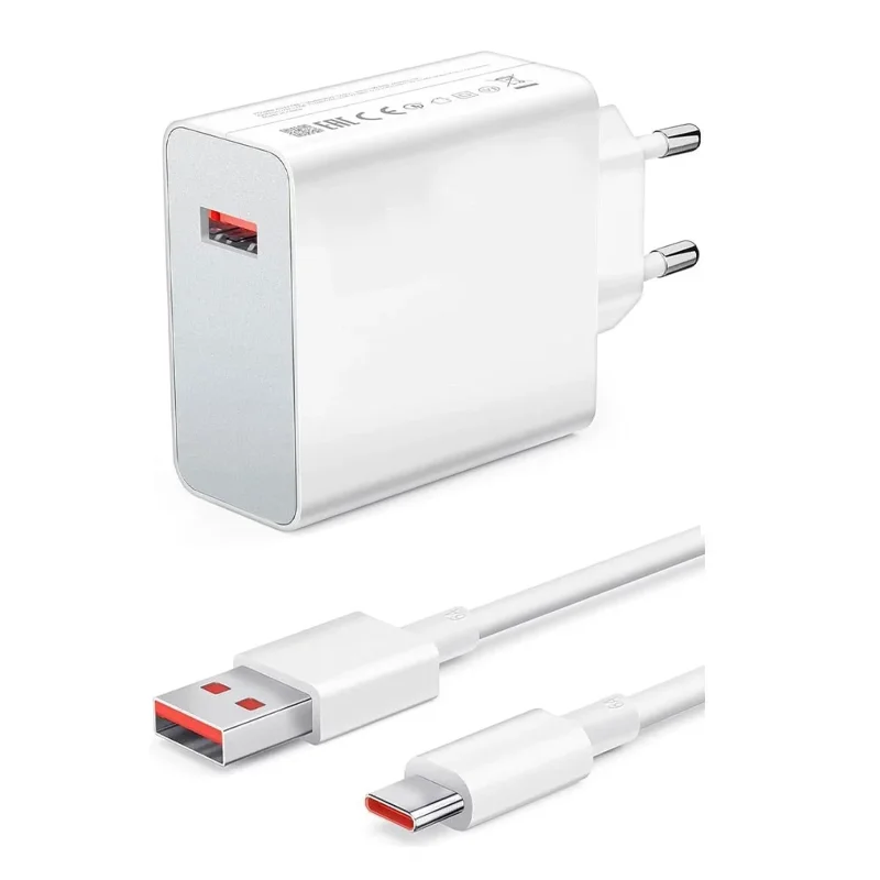 Turbo Hızlı Duvar Şarj Aleti 120w Usb-a Ve 1m A-c Kablo