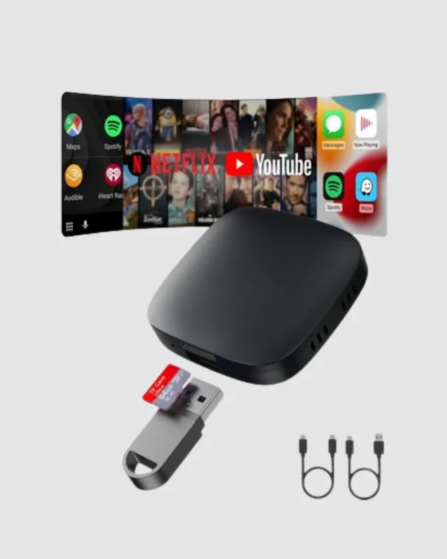 Kompakt Android Auto Kablosuz Bağlantı Adaptörü 5.8ghz Wifi