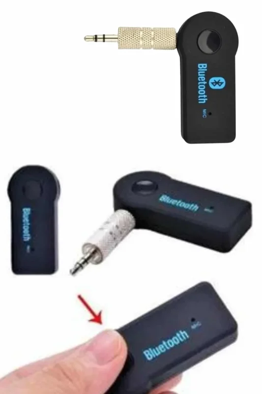 Kablosuz Bluetooth Araç Kiti Siyah Tv Tablet Telefon