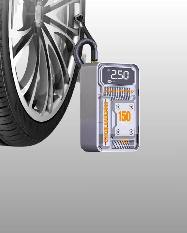 Kompakt Kablosuz Lastik Pompası 150 Psı Otomobil Motosiklet