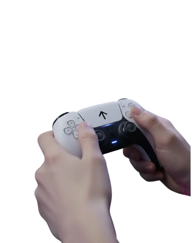 Ergonomik Kablosuz Oyun Kumandası Ps5 Uyumlu Titreşimli
