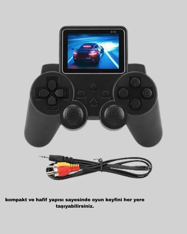 Retro Oyun Konsolu 2.8 İnç Renkli Ekran İle Taşınabilir Eğlence