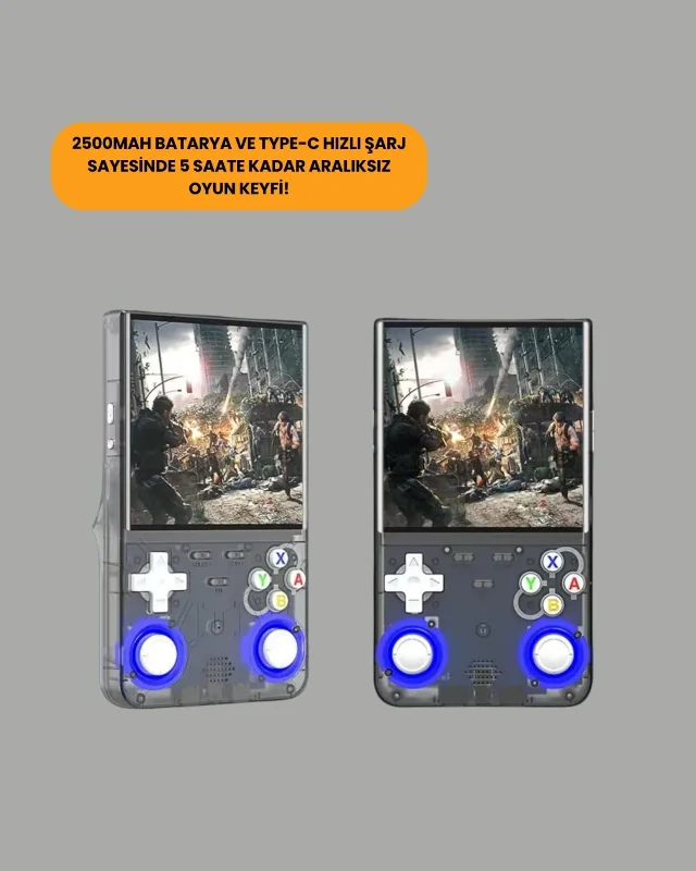 Taşınabilir Retro Oyun Konsolu 64gb 10.000 Oyunlu