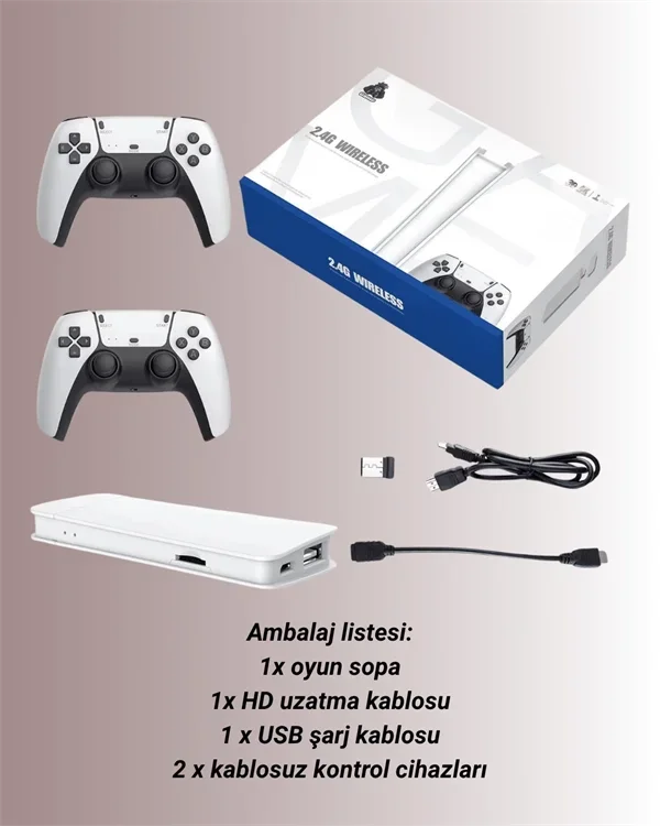 Retro Oyun Konsolu 4k Destekli Hdmı Bağlantı